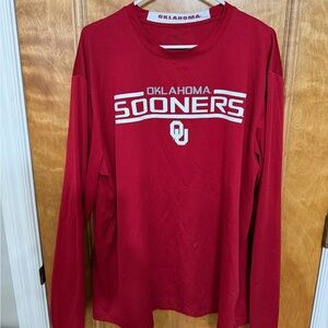 Oklahoma Sooners Red Long Sleeve Shirt